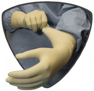 Sterile lead gloves 