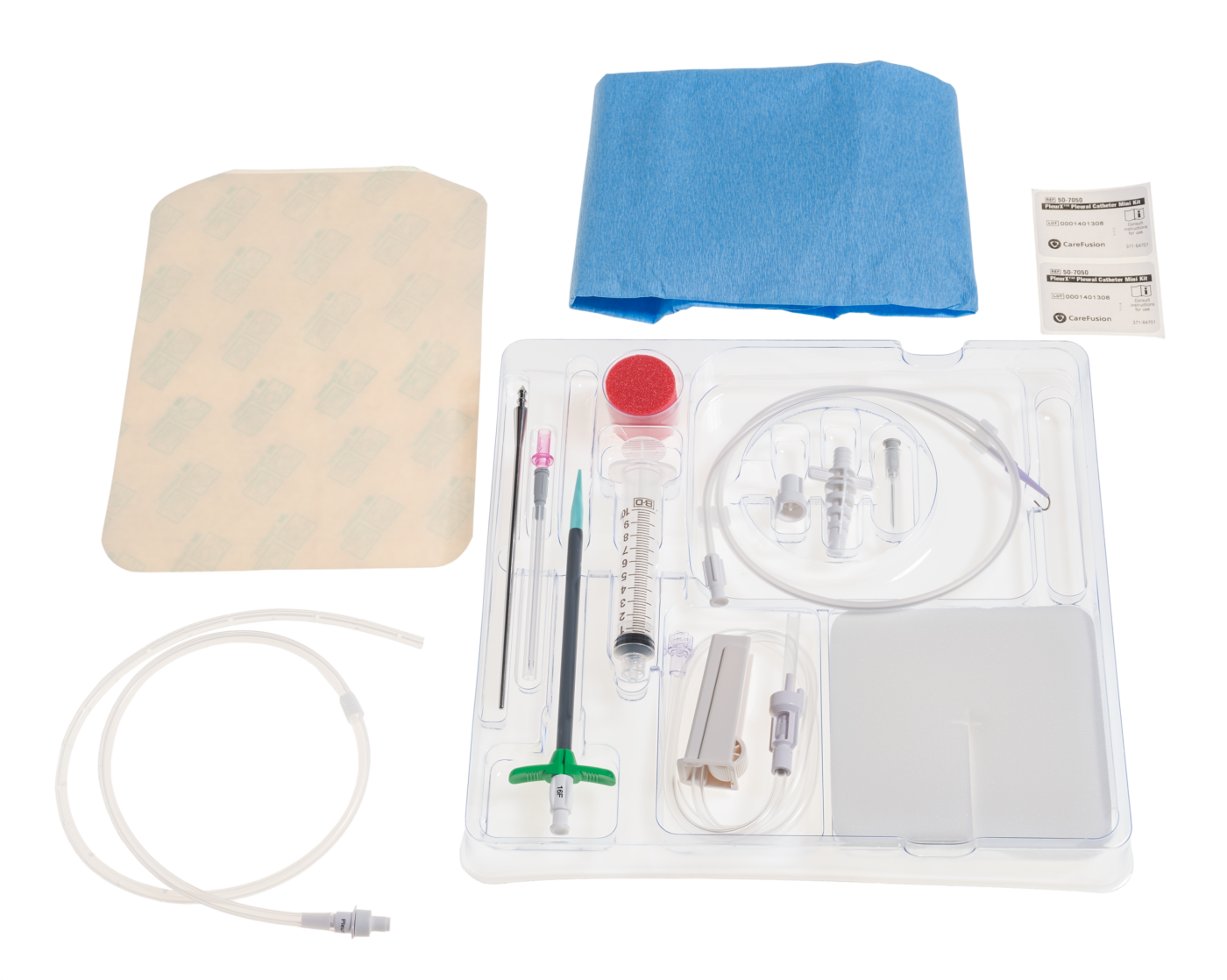 Kit de pose pleural et péritonéal