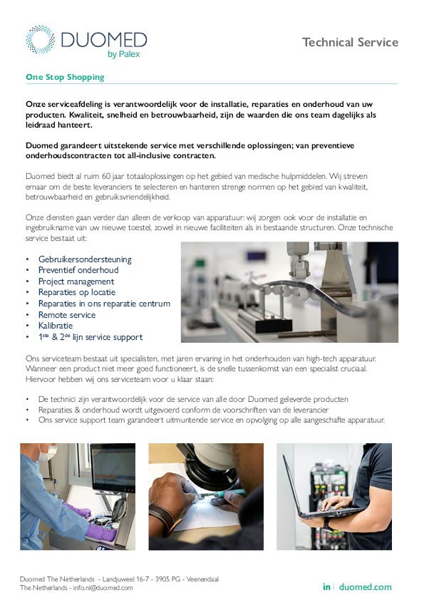 Duomed Technical Service 2026