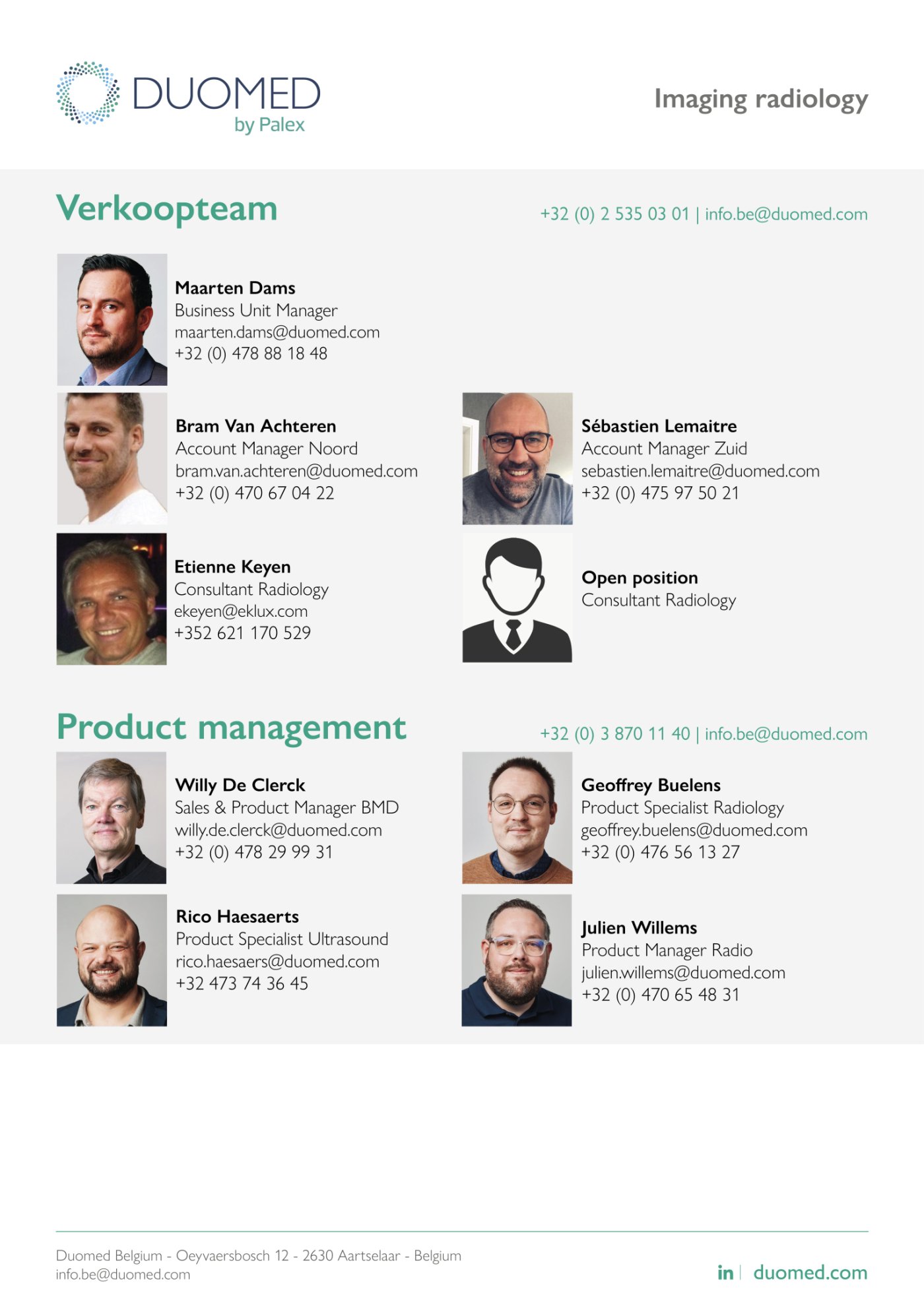 IMA - Imaging Radiology - Team 2026 - NL