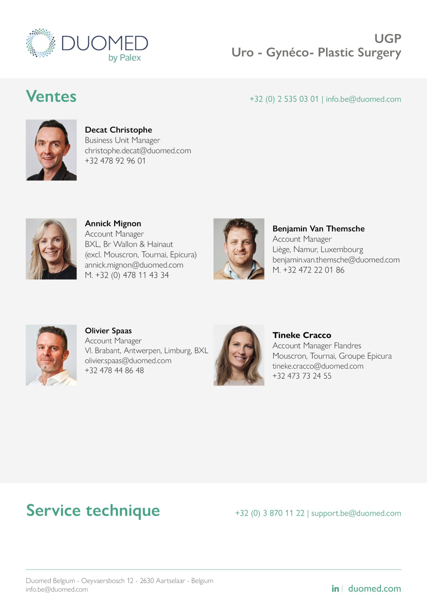 UGP - Uro Gynaecology Plastic Surgery - Portfolio 2026 - NL