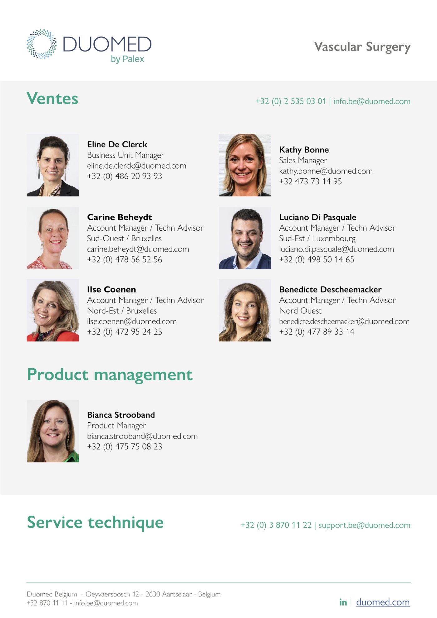 BE VAS - Vascular Surgery - Team 2026 FR