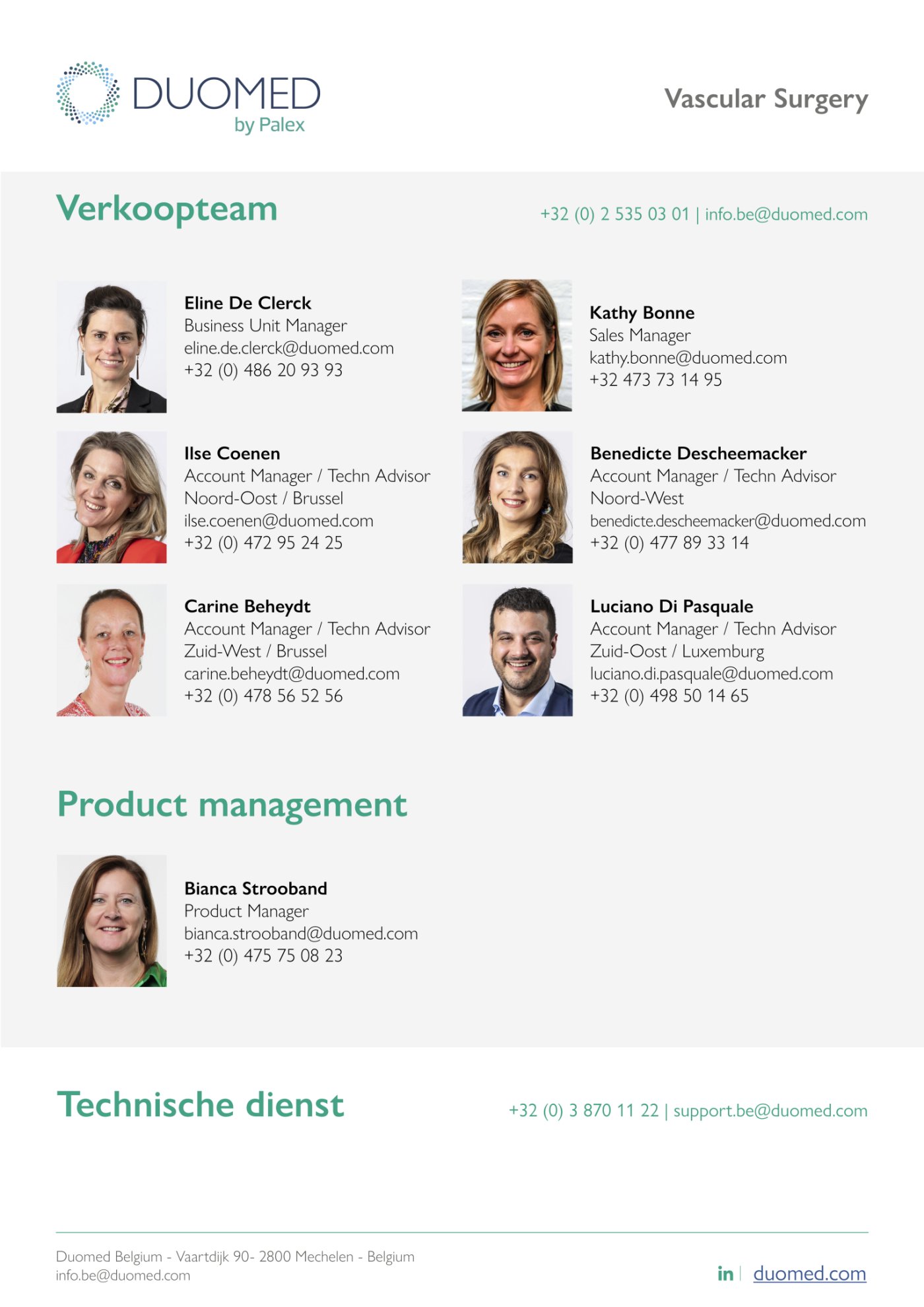 BE VAS - Vascular Surgery - Team 2026 NL