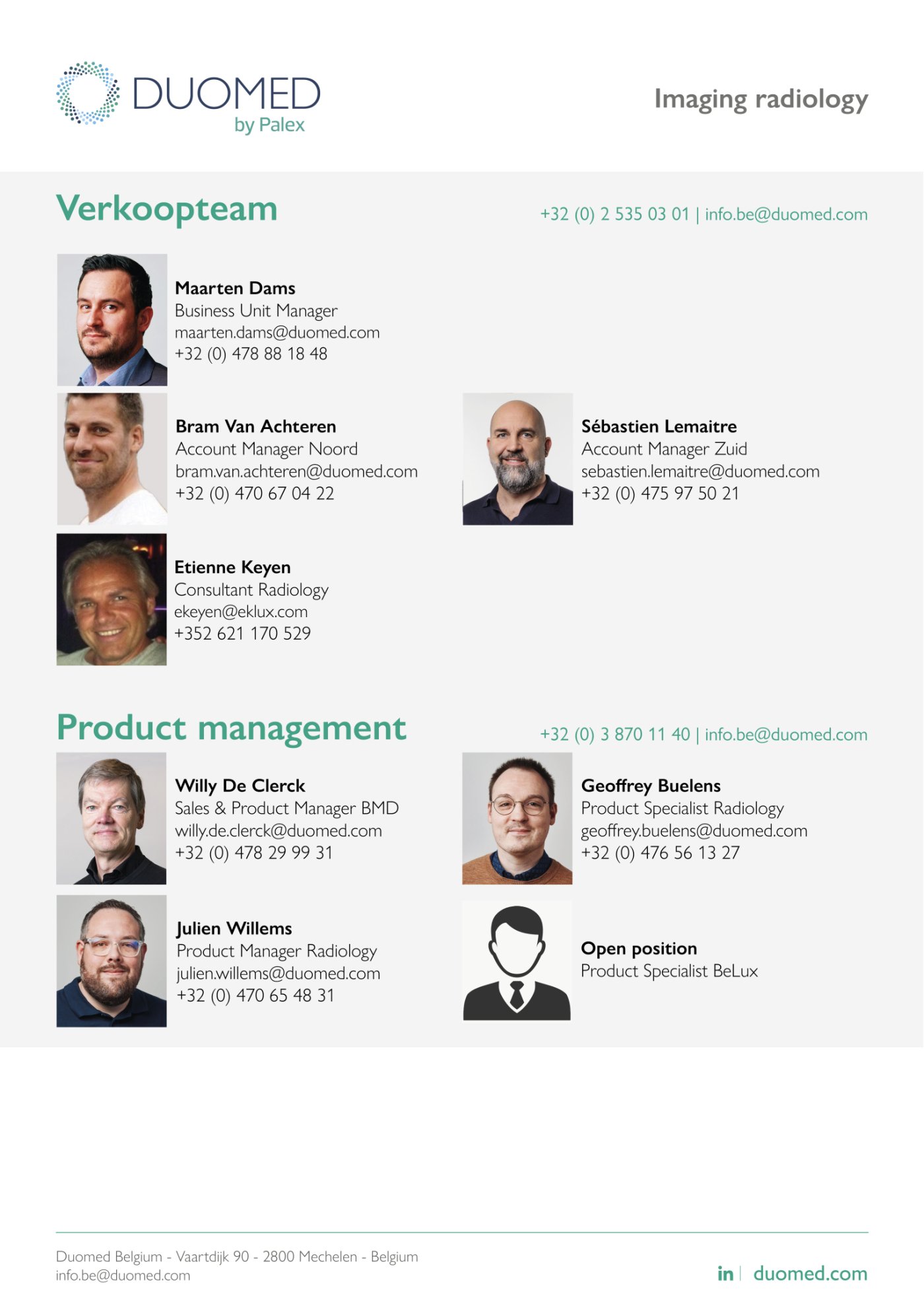  IMA - Imaging Radiology - Team 2026 NL
