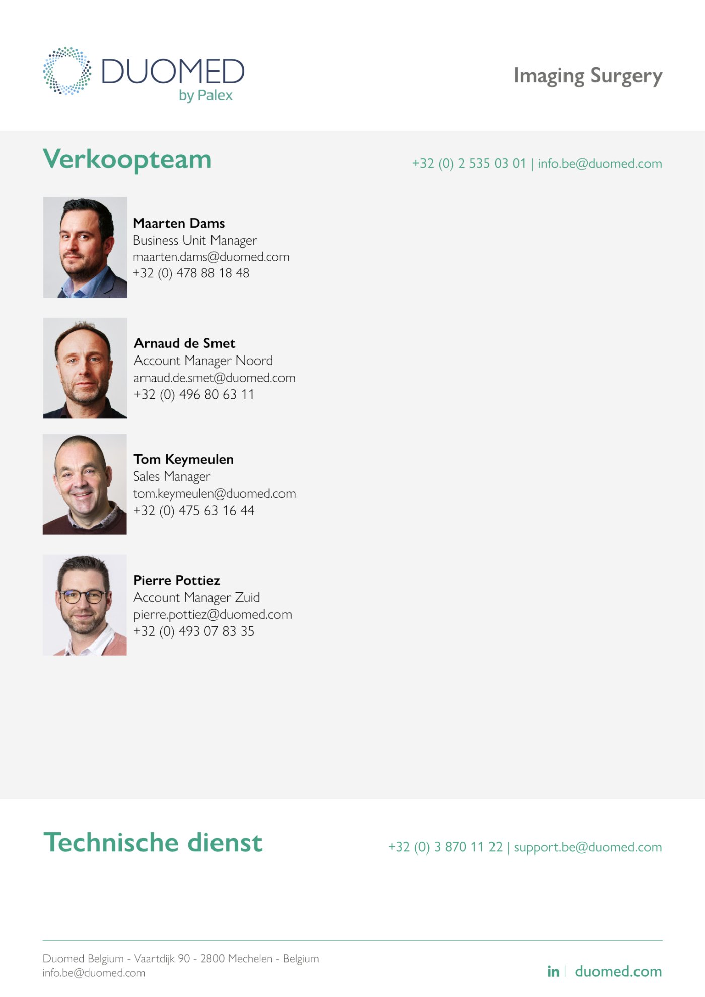  IMA - Imaging Surgery - Team 2026 NL