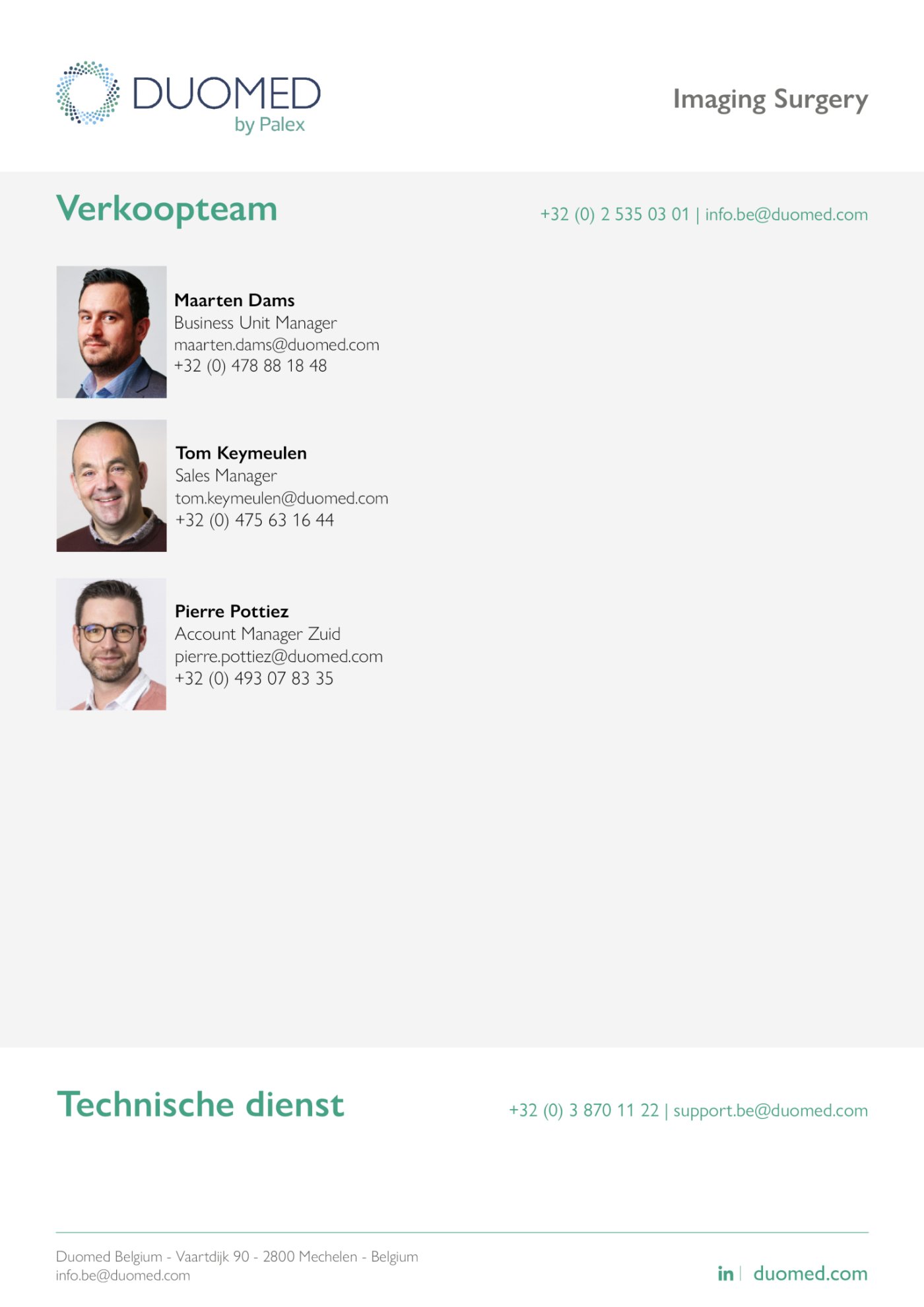  IMA - Imaging Surgery - Portfolio 2026 FR